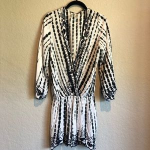 Beach Bunny Navy White Swim Cover Shortalls